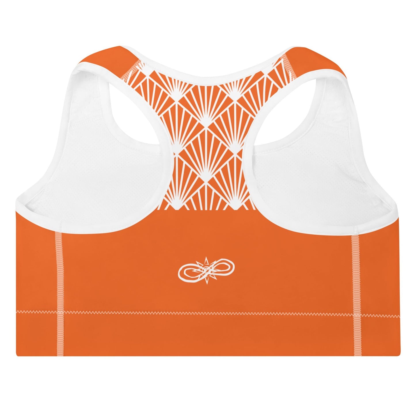 Skorched SOL Orange Padded Sports Bra - Sun Fun Family