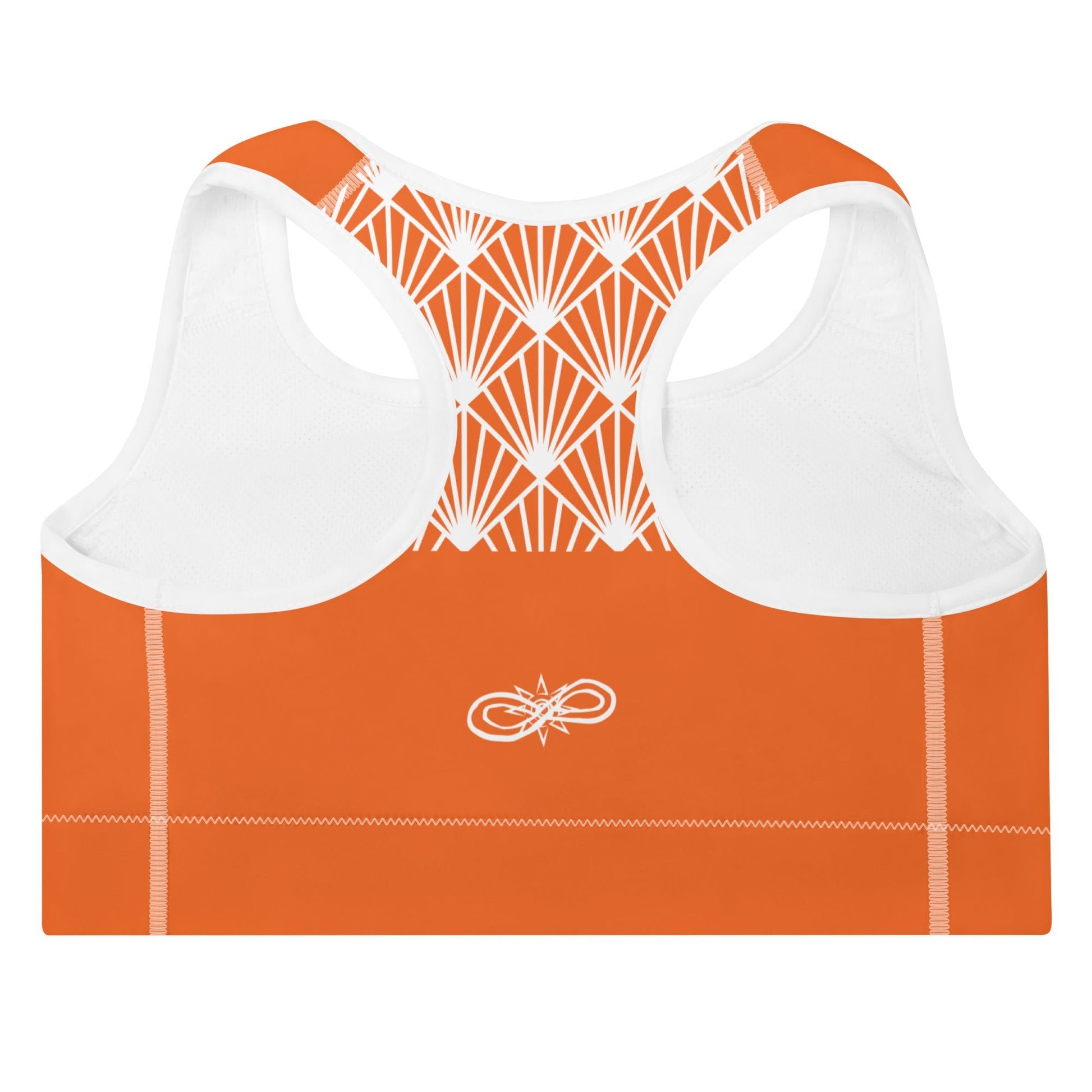 Skorched SOL Orange Padded Sports Bra - Sun Fun Family